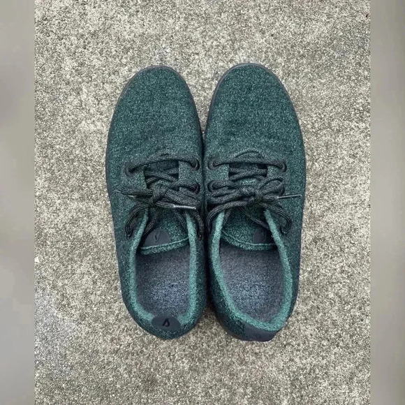 AllBirds Wool Runners Kea Green Sneakers - Picture 4 of 7